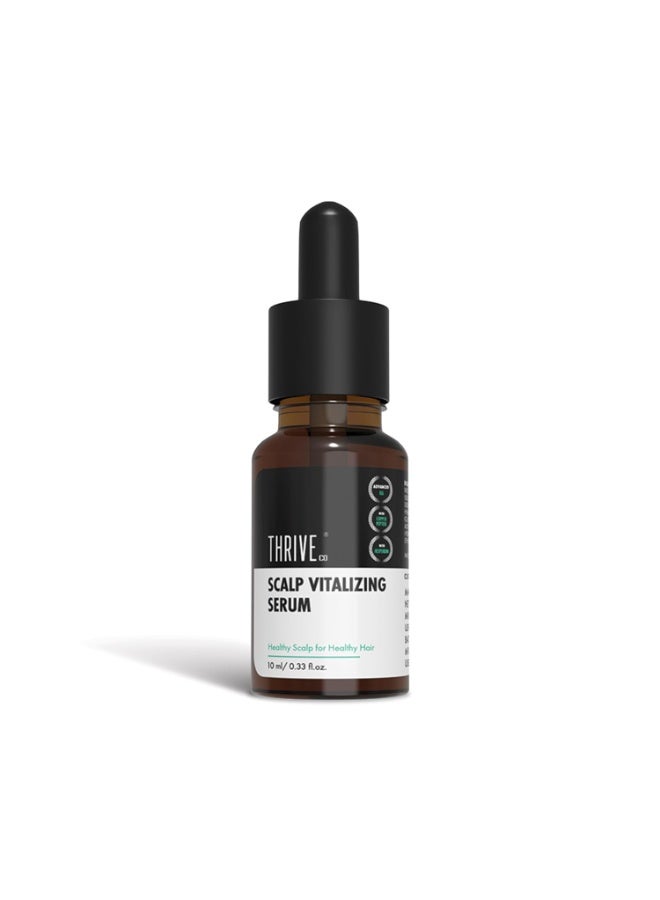 ThriveCo Scalp Vitalizing Serum | Tightens Scalp Skin, Combats Inflammation, Gives Hydration, Prevents Hair Breakage & Promotes Hair Growth & Strength | For Men & Women | Travel-Friendly (10 ml) - Image 1